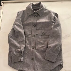 H&M Shirt Jacket Italian Wool Blend